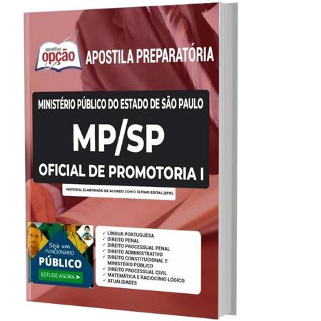 MP/SP – Ministério Público do Estado de São Paulo – Oficial de