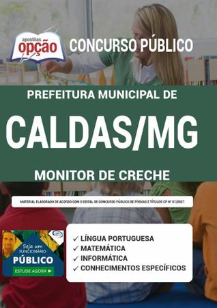 Imagem de Apostila Prefeitura Caldas Mg - Monitor De Creche