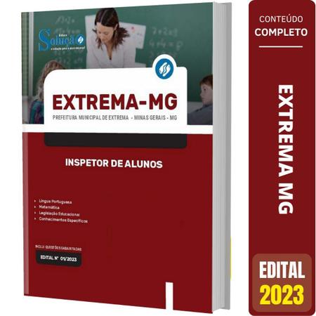 Imagem de Apostila Prefeitura De Extrema Mg 2023 - Inspetor De Alunos