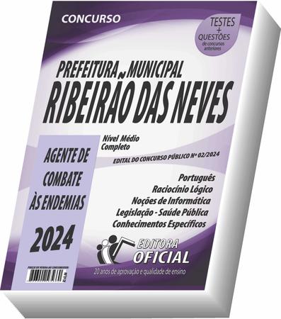 Apostila Prefeitura de Ribeirão das Neves - MG - Agente de Combate às Endemias - CURSO OFICIAL Imagem de Apostila Prefeitura de Ribeirão das Neves - MG - Agente de Combate às Endemias