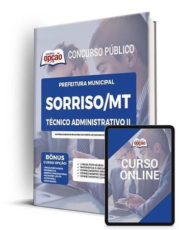 Imagem de Apostila Prefeitura de Sorriso - MT Técnico Administrativo II