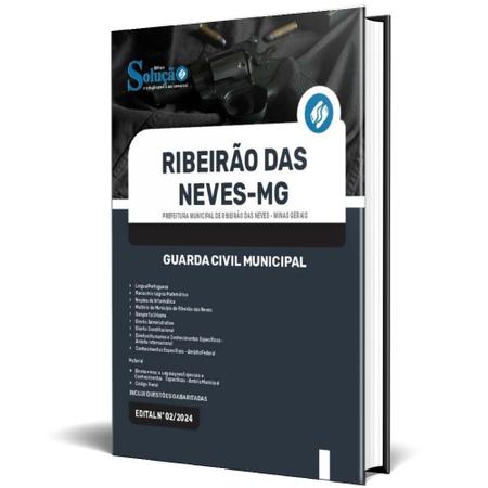 Apostila Prefeitura Ribeirão Das Neves Mg 2024 Guarda Civil - Editora Solucao Imagem de Apostila Prefeitura Ribeirão Das Neves Mg 2024 Guarda Civil