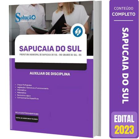 Imagem de Apostila Prefeitura Sapucaia Do Sul Rs 2023 - Professor A1