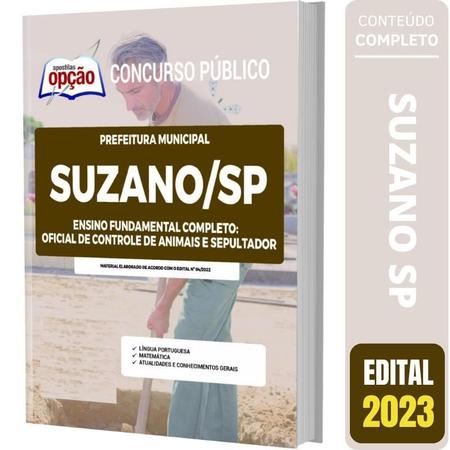 Imagem de Apostila Suzano Sp - Oficial Controle Animais E Sepultador