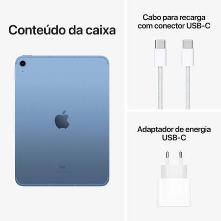 Imagem de Apple iPad 10,9" (10ª geração, Wi-Fi, 64GB) - Azul 