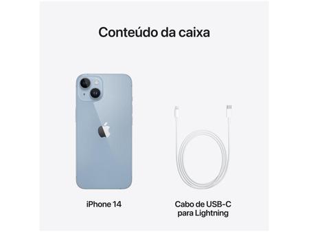 Imagem de Apple iPhone 14 128GB Azul 6,1” 12MP iOS 5G
