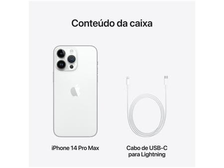Imagem de Apple iPhone 14 Pro Max 128GB Prateado 6,7” 48MP