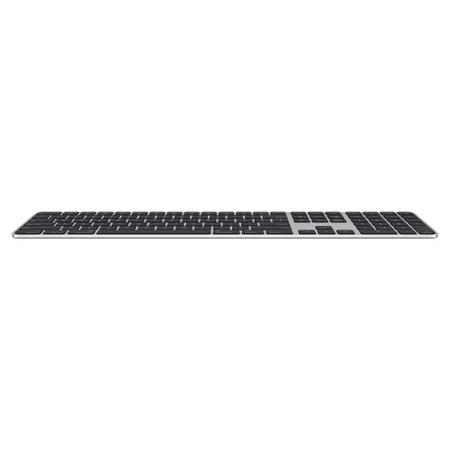 Imagem de Apple Magic Keyboard com Touch ID e teclado numérico para Mac com chip da Apple - Inglês (EUA) - Black Keys - MMMR3BZ/A