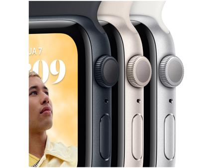 Imagem de Apple Watch SE 2ª geração GPS Caixa Estelar de Alumínio 40mm Pulseira Esportiva Estelar