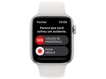 Apple Watch SE 2 geração - GPS, 44 mm - Caixa de Alumínio - Prata - Feel  Comércio