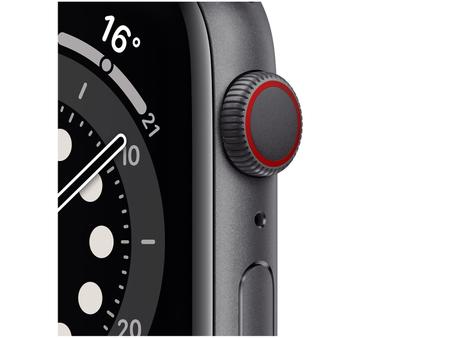 Nova série de relógio apple 6 gps celular 40mm/44mm caso alumínio
