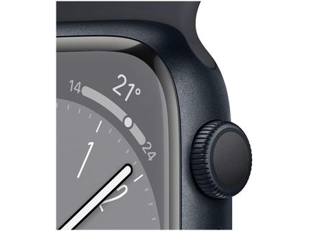 Apple Watch Series 8 45mm GPS Caixa Alumínio Meia-noite Pulseira Esportiva  - Smartwatch e Acessórios - Magazine Luiza