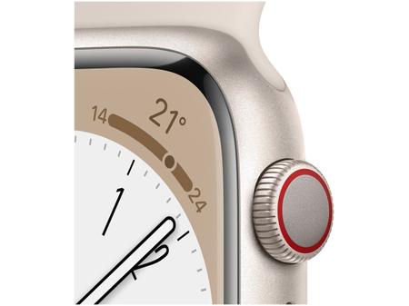 Apple Watch Series 8 45mm GPS + Cellular Caixa Estelar Alumínio Pulseira  Esportiva - Smartwatch e Acessórios - Magazine Luiza