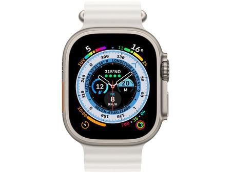 Apple Watch Ultra 49mm GPS+Cellular Caixa titânio Pulseira (One Size)  MQFK3BE Anatel