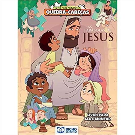 Livro Infantil Aprendendo Com Quebra-Cabeças As Parábolas De Jesus