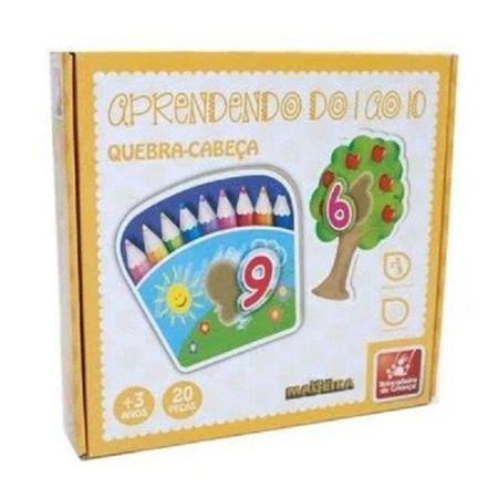 Aprendendo os Números do 1 Ao 10 - 9312 - Brincadeira De Criança Imagem de Aprendendo os Números do 1 Ao 10 - 9312 - Brincadeira De Criança