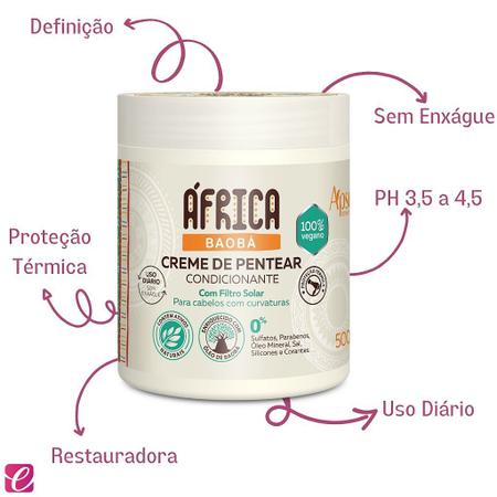 Imagem de Apse África Baobá Condicionador e Creme de Pentear - Apse