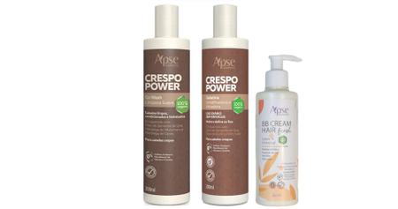 Imagem de Apse Crespo Power Co Wash e Gelatina + BB Cream Fresh