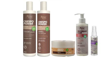 Imagem de Apse Crespo Power Co Wash e Gelatina e Máscara + BB Cream + Sérum Reparador