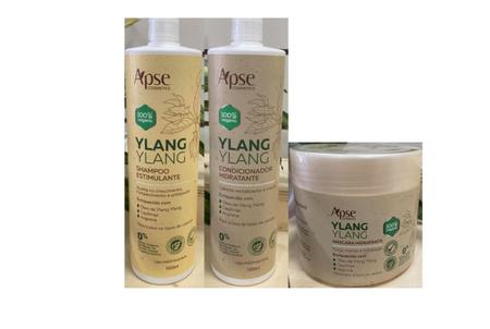 Imagem de Apse Ylang Ylang Shampoo 1 L E Condicionador 1 L E Máscara 500Gr