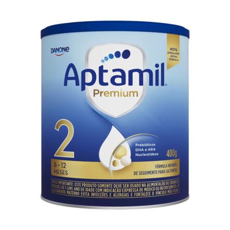 Imagem de Aptamil Premium 2 Fórmula Infantil Para Lactentes 6 - 12 Meses 400g Danone