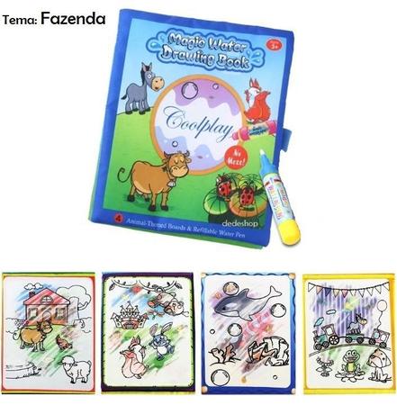 Livro de desenho de água mágica, livro de pintura de água faça-você-mesmo,  maquiagem, dinossauro, para meninas, meninos e crianças, para estudantes  para desenhar para crianças (transporte)