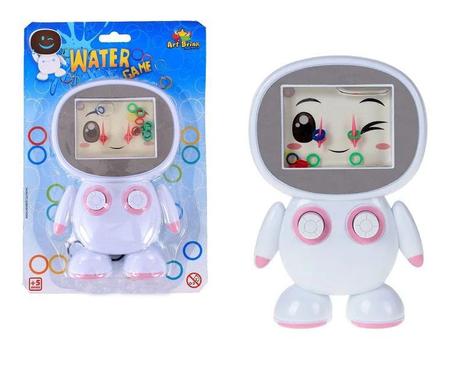 Jogo Argola Brinquedo Infantil Diversão Aquaplay Robô Azul