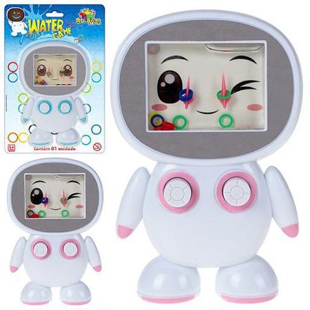 Jogo Argola Brinquedo Infantil Diversão Aquaplay Robô Azul