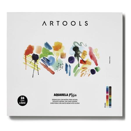 Imagem de Aquarela Artools Misci 24 Cores Com 6 ML- 610627