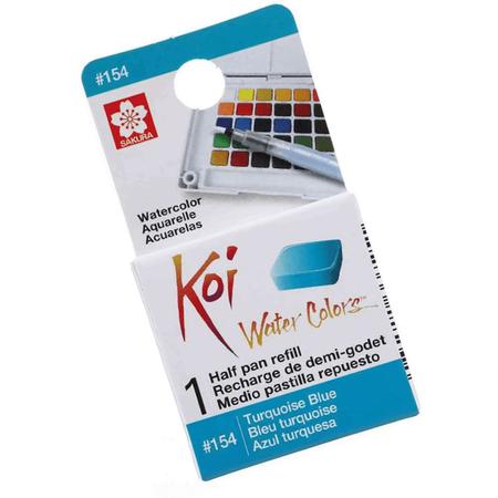 Imagem de Aquarela Koi Turquoise Blue 154 Pastilha