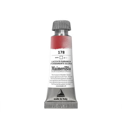 Imagem de Aquarela MaimeriBlu Tubo 12ml 178 Per Madder Deep