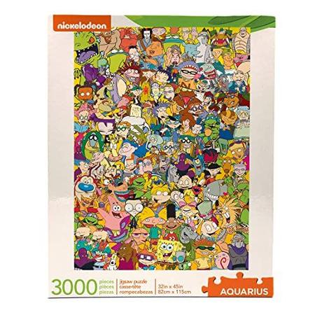 AQUÁRIO Nickelodeon 90s Puzzle (3000 Peça jigsaw puzzle) - Oficialmente  Licenciado Nickelodeon Merchandise & Collectibles - Glare Free -  Precision Fit - Virtualmente Sem Pó de Quebra-Cabeça - 32 x 45 Polegadas -  AQUARIUS - Quebra Cabeça - Magazine Luiza