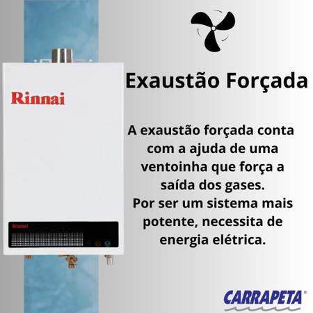 Imagem de Aquecedor a Gás 12 Litros 1002FEH Digital GN Rinnai