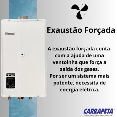 Aquecedor a Gás 32.5 Litros E331 FEHB Digital GN Rinnai - Aquecedor de Água  e Acessórios - Magazine Luiza