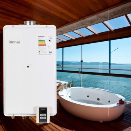 Aquecedor Água a Gás Rinnai REU 2802 FEC 35 Litros Branco - Aquecedor de  Água e Acessórios - Magazine Luiza