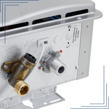 Aquecedor Água a Gás Rinnai REU E33 FEH 33 Litros PRATA - Aquecedor de Água  e Acessórios - Magazine Luiza