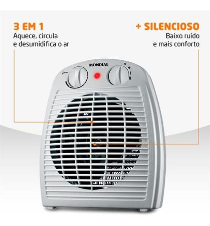 Imagem de Aquecedor de Ar eletrico Mondial A-08 Termoventilação 1500w 127v