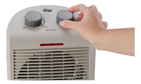 Imagem de Aquecedor de Ar Portatil Air Heat Wap 3 em 1 1500w 127v