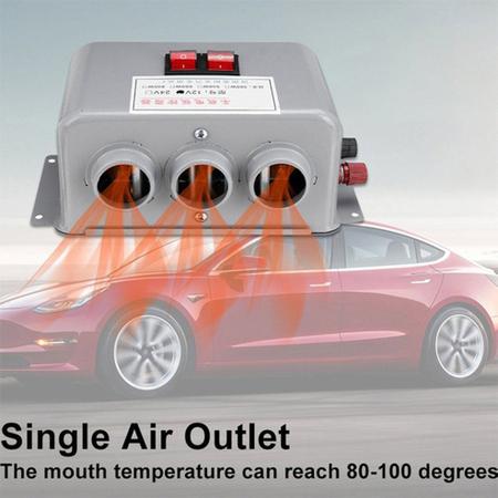 Imagem de Aquecedor do ventilador do veículo do carro 12V/24V para-brisa de aquecimento do carro de inverno