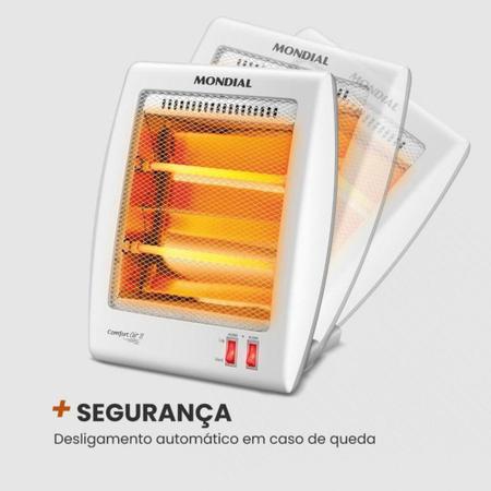 Aquecedor Elétrico Mondial Quartzo A-15 Imagem de Aquecedor Elétrico Mondial Quartzo A-15