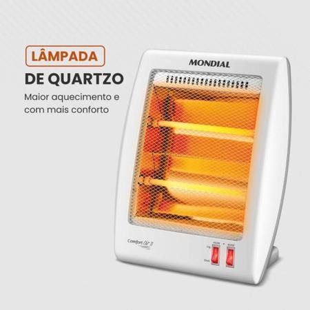 Aquecedor Elétrico Mondial Quartzo A-15 Imagem de Aquecedor Elétrico Mondial Quartzo A-15