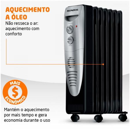 Imagem de Aquecedor leo Mondial 1500W A06 - 110V