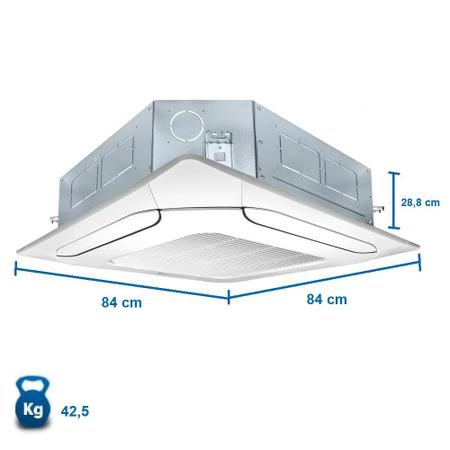 Imagem de Ar Condicionado Cassete LG Inverter 47000 Btus Quente e Frio 220v