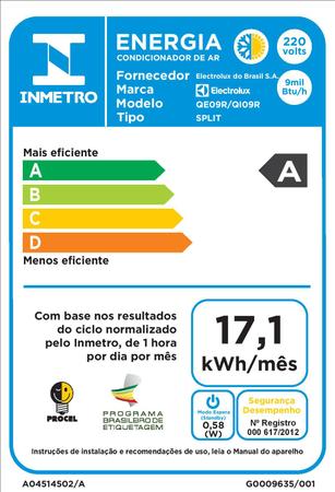 Imagem de Ar-Condicionado Electrolux Inverter Split 9.000 BTUs Quente/Frio com Função Eco (QI09R/QE09R)