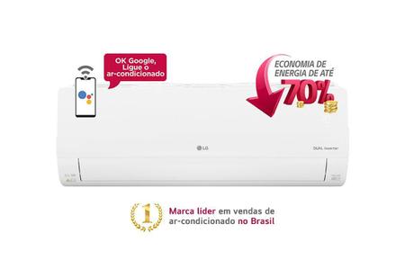 Imagem de Ar-Condicionado LG DUAL Inverter VOICE 24.000 Quente/Frio 220V