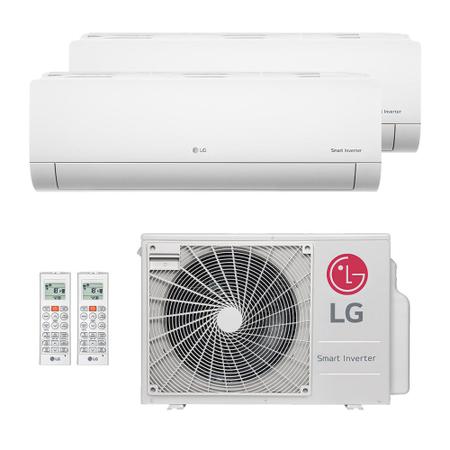 Imagem de Ar-Condicionado Multi Split Inverter LG 18.000 (2x Evap HW 9.000) Quente/Frio