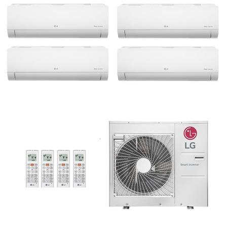 Imagem de Ar-Condicionado Multi Split Inverter LG 48.000 (2x Evap HW 9.000 + 1x Evap HW 12.000 + 1x Evap HW 18.000) Quente/Frio 220V