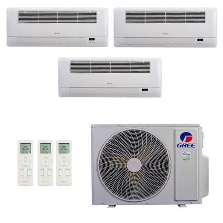 Imagem de Ar-Condicionado Multi Split Inverter R-32 Gree 24.000 (1x Evap Cassete 1 Via 9.000 + 2x Evap Cassete 1 Via 12.000) Quente/Frio 220V