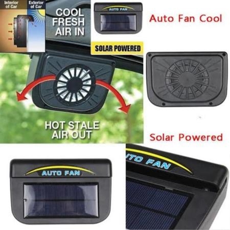 Imagem de Ar condicionado solar automotivo ventilador sem fio onibus