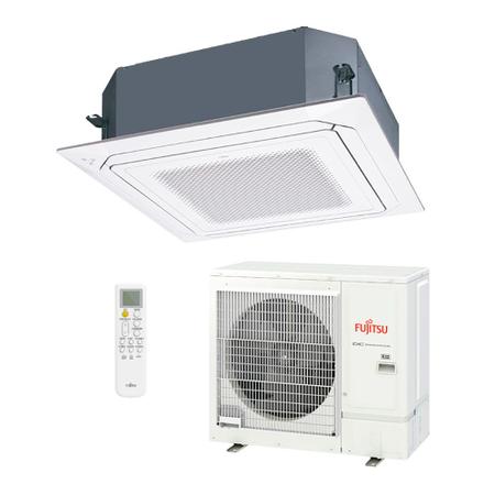 Imagem de Ar Condicionado Split Cassete Inverter R-32 Fujitsu 35000 Btus Quente/frio 220V Monofásico AUBH36KRLB